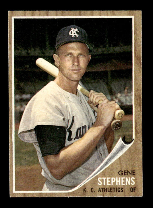 1962 Topps #38 Gene Stephens Kansas City Athletics EX CS26014591