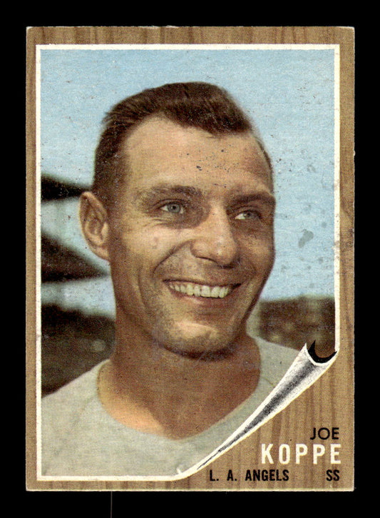 1962 Topps #39 Joe Koppe Los Angeles Angels EX CS26014592