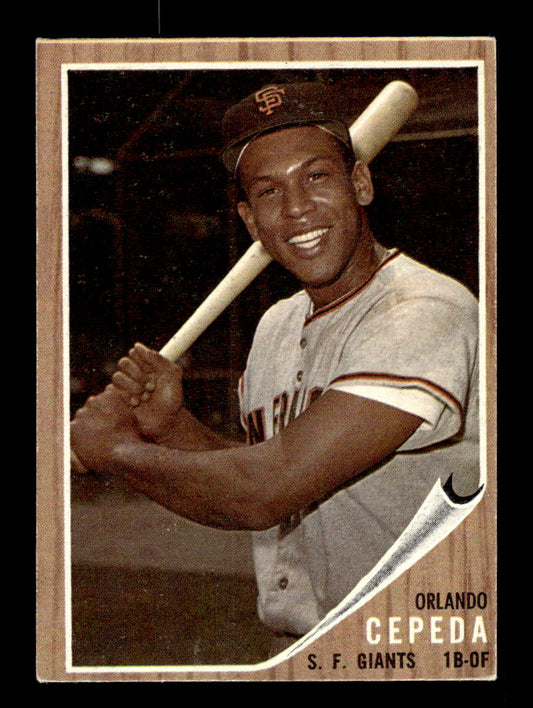1962 Topps #40 Orlando Cepeda San Francisco Giants EX CS26014593