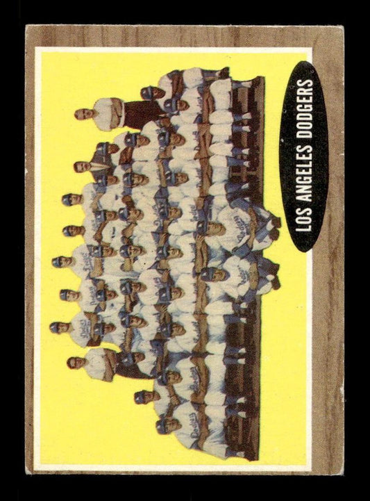 1962 Topps #43 Los Angeles Dodgers EX CS26014596