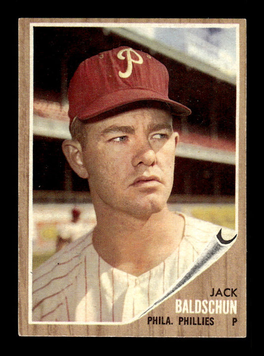 1962 Topps #46 Jack Baldschun Philadelphia Phillies EX CS26014599