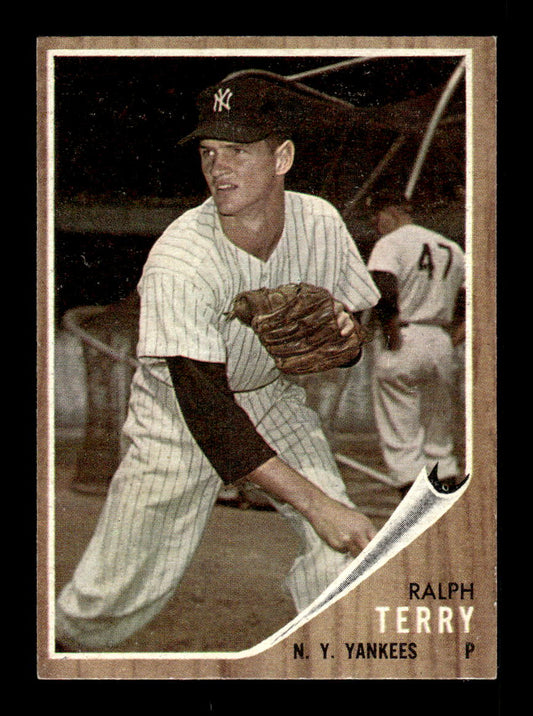 1962 Topps #48 Ralph Terry New York Yankees EX CS26014601