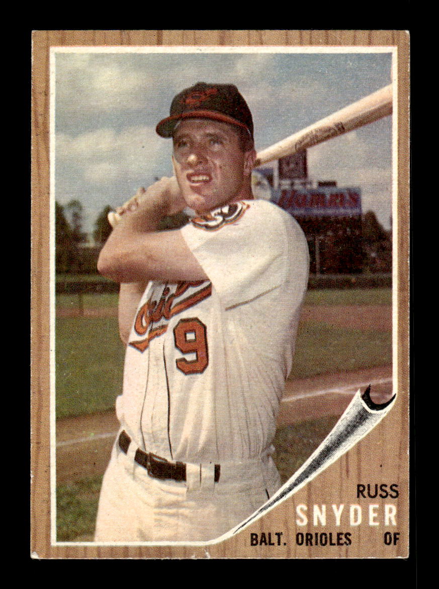 1962 Topps #64 Russ Snyder Baltimore Orioles EX CS26014610