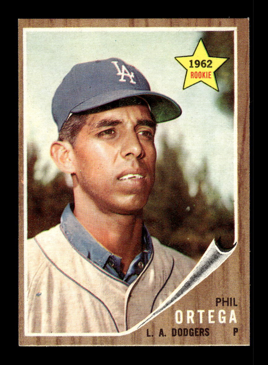 1962 Topps #69 Phil Ortega Los Angeles Dodgers EX CS26014614