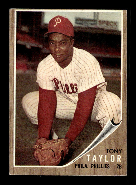 1962 Topps #77 Tony Taylor Philadelphia Phillies EX CS26014620