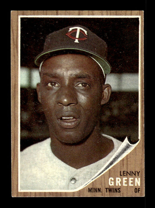 1962 Topps #84 Lenny Green Minnesota Twins EX CS26014627