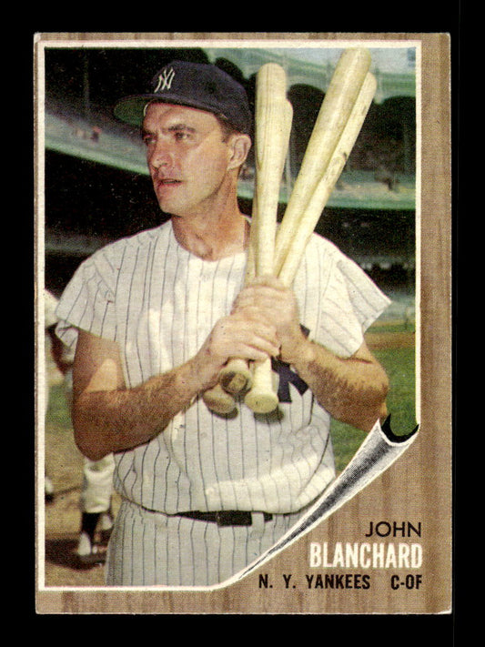 1962 Topps #93 John Blanchard New York Yankees EX CS26014634