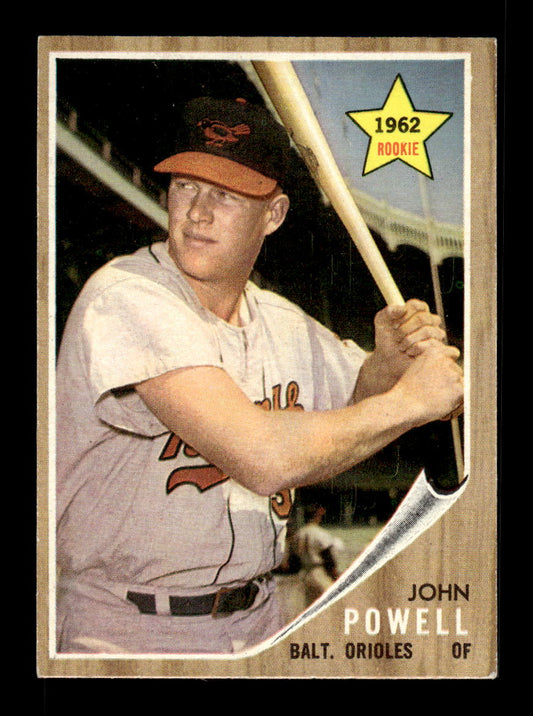 1962 Topps #99 John Powell Baltimore Orioles EX CS26014640