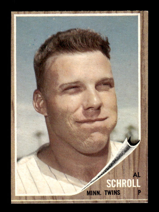 1962 Topps #102 Al Schroll Minnesota Twins EX CS26014642