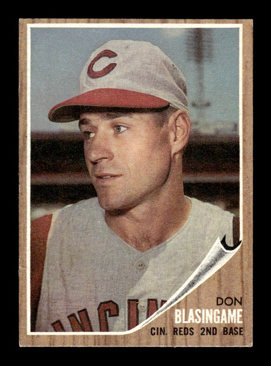1962 Topps #103 Don Blasingame Cincinnati Reds EX CS26014643