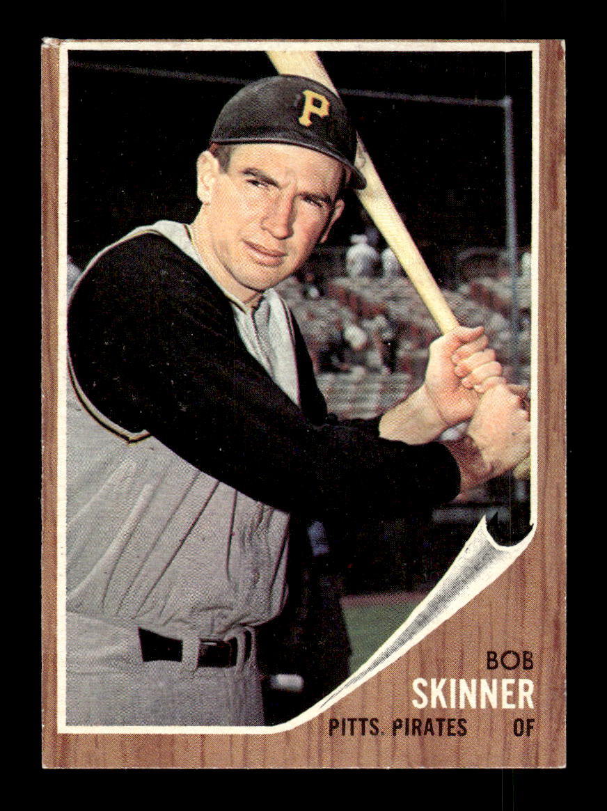1962 Topps #115a Bob Skinner Pittsburgh Pirates EX CS26014651