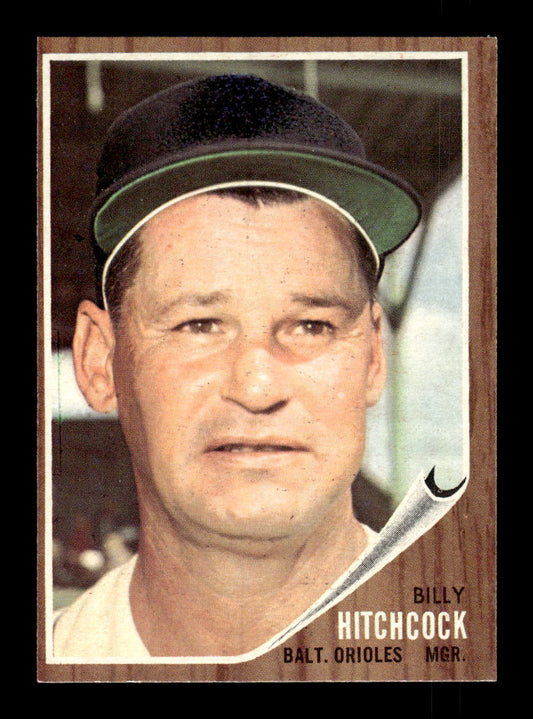 1962 Topps #121a Billy Hitchcock Baltimore Orioles EX CS26014657