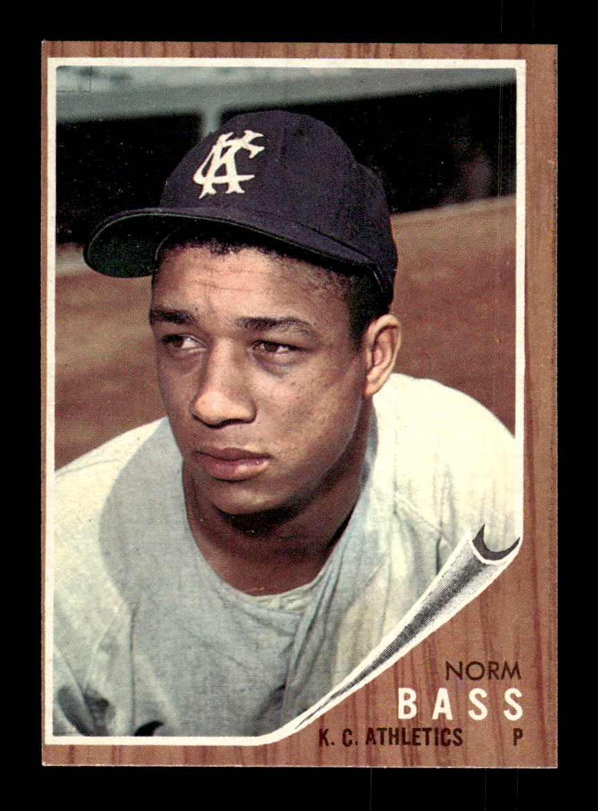 1962 Topps #122a Norm Bass Kansas City Athletics EX CS26014658