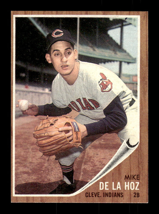 1962 Topps #123a Mike de la Hoz Cleveland Indians EX CS26014659