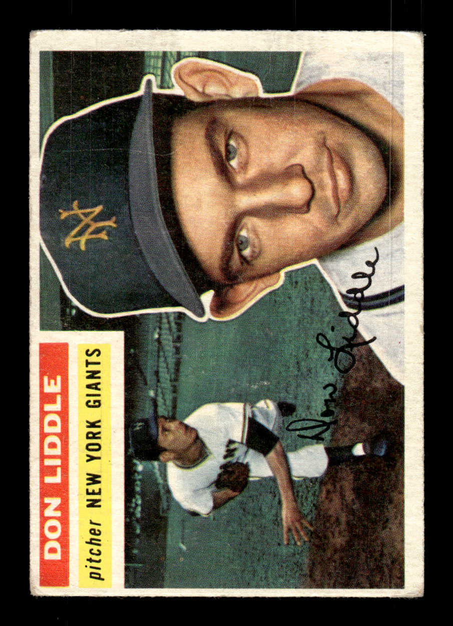 1956 Topps #325 Don Liddle New York Giants VG CS26014666