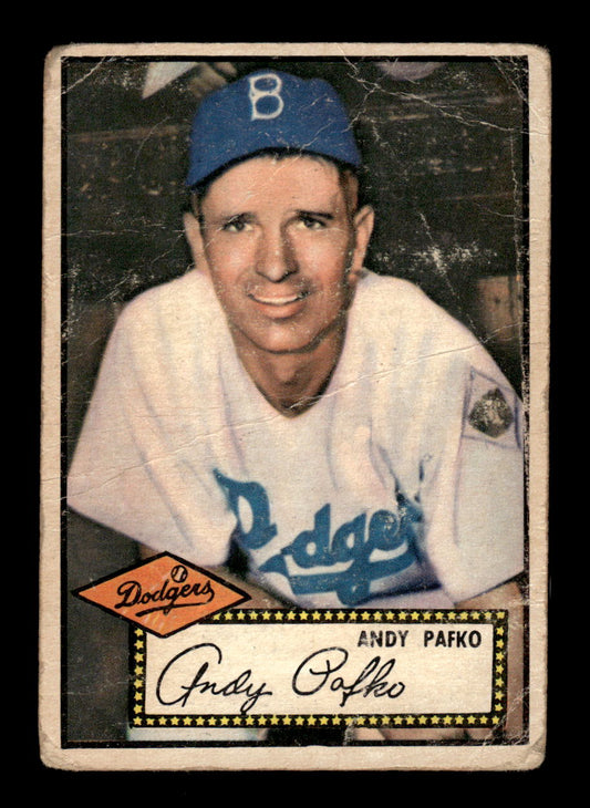 1952 Topps #1 Andy Pafko Brooklyn Dodgers LOW GRADE CS26014685