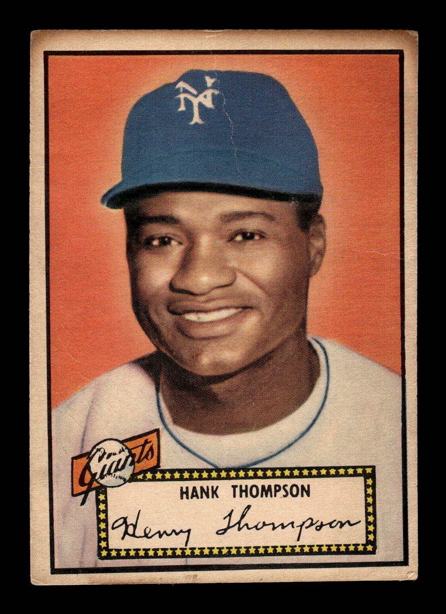 1952 Topps #3 Hank Thompson New York Giants LOW GRADE CS26014687