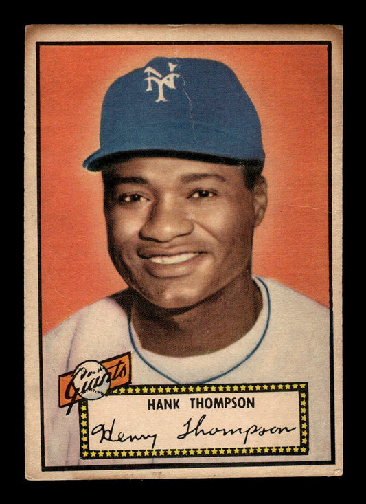 1952 Topps #3 Hank Thompson New York Giants LOW GRADE CS26014687
