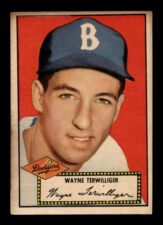 1952 Topps #7 Wayne Terwilliger Brooklyn Dodgers LOW GRADE CS26014691