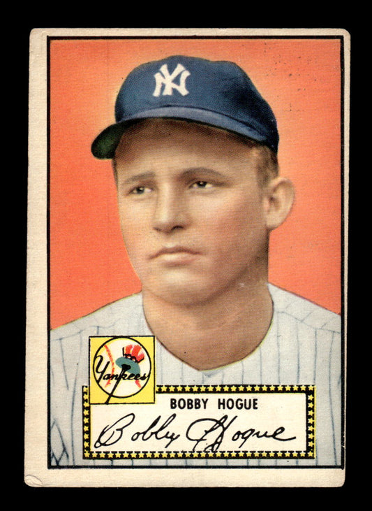 1952 Topps #9 Bobby Hogue New York Yankees LOW GRADE CS26014693