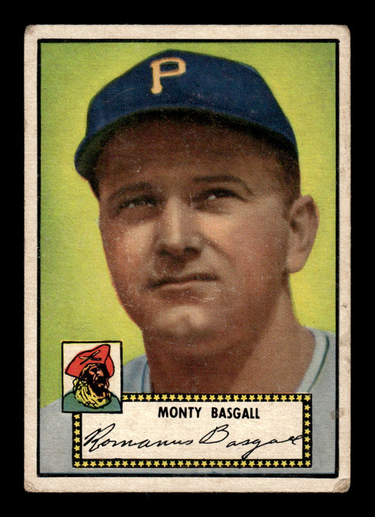 1952 Topps #12 Monty Basgall Pittsburgh Pirates LOW GRADE CS26014694