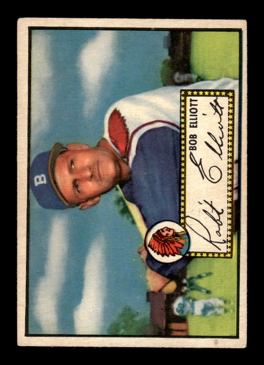 1952 Topps #14 Bob Elliott Boston Braves LOW GRADE CS26014696