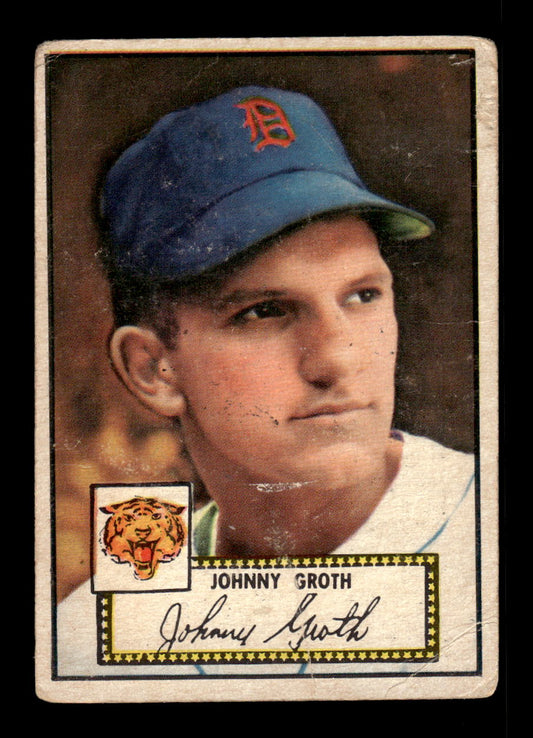 1952 Topps #25 Johnny Groth Detroit Tigers LOW GRADE CS26014706