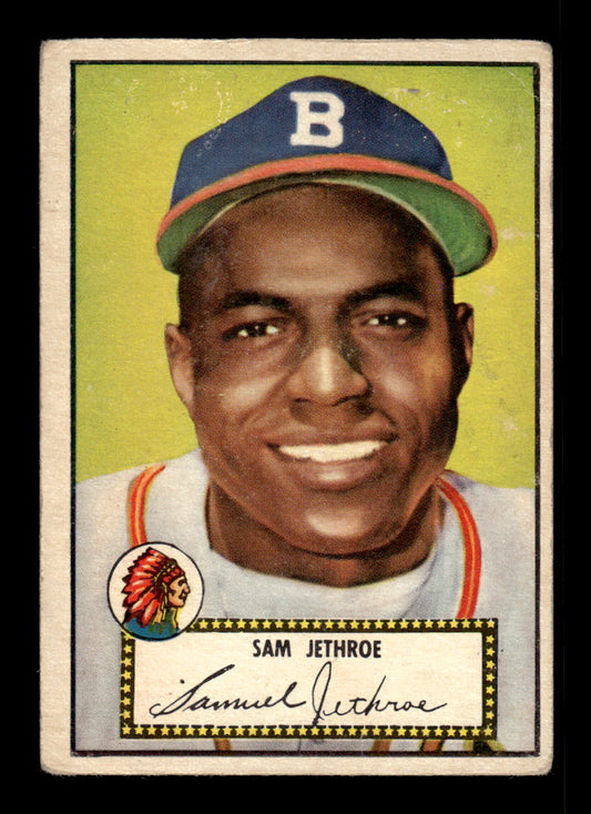 1952 Topps #27 Sam Jethroe Boston Braves LOW GRADE CS26014707