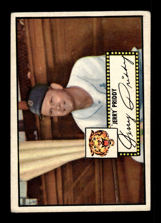 1952 Topps #28 Jerry Priddy Detroit Tigers VGEX CS26014708