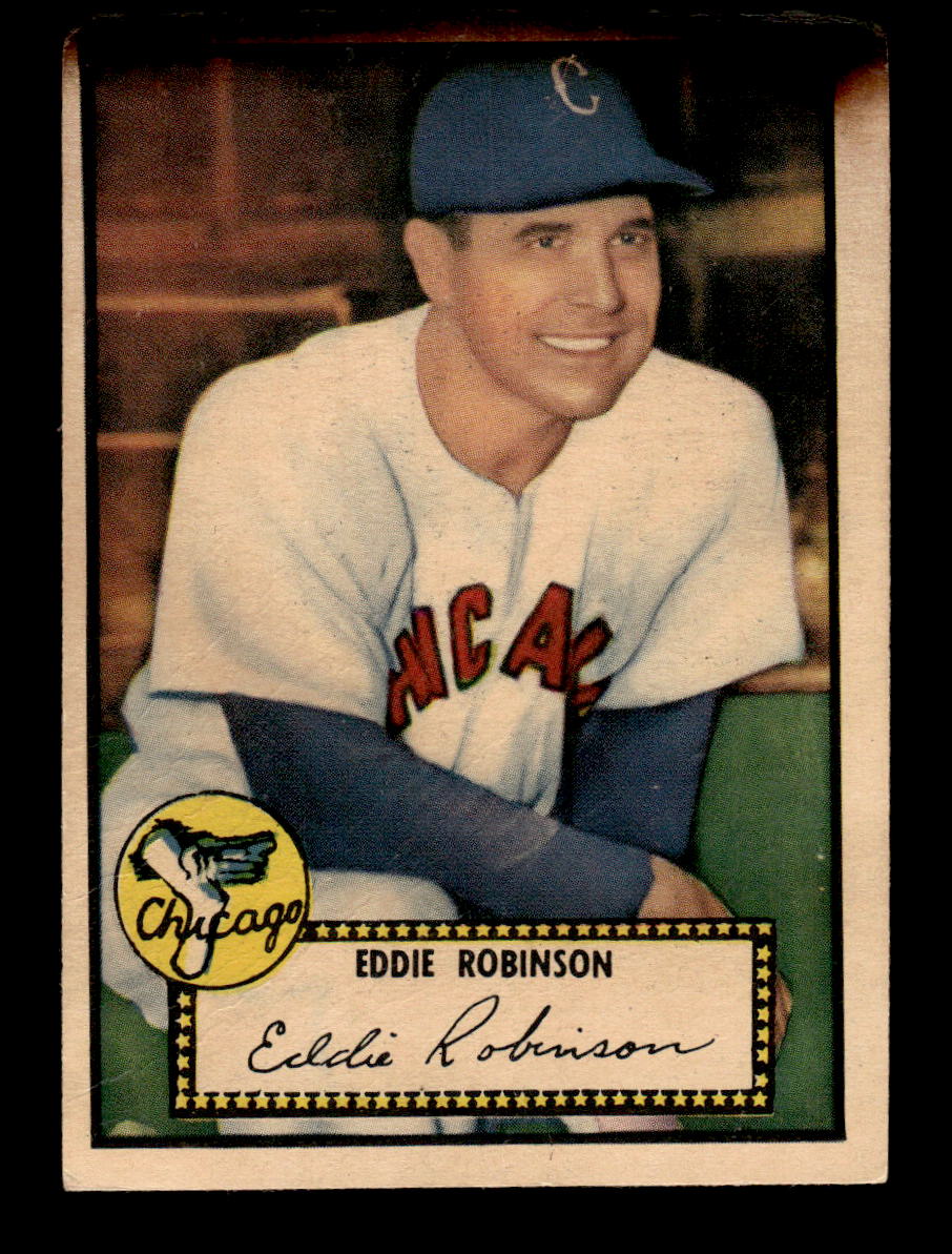1952 Topps #32 Eddie Robinson Chicago White Sox LOW GRADE CS26014712