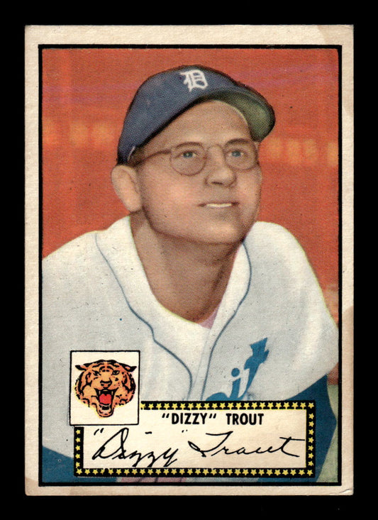 1952 Topps #39 Dizzy Trout Detroit Tigers LOW GRADE CS26014716