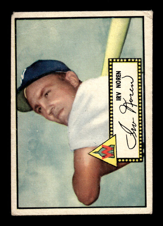 1952 Topps #40b Irv Noren Washington Senators LOW GRADE CS26014717