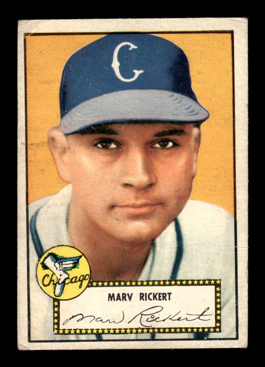 1952 Topps #50 Marv Rickert Chicago White Sox LOW GRADE CS26014727