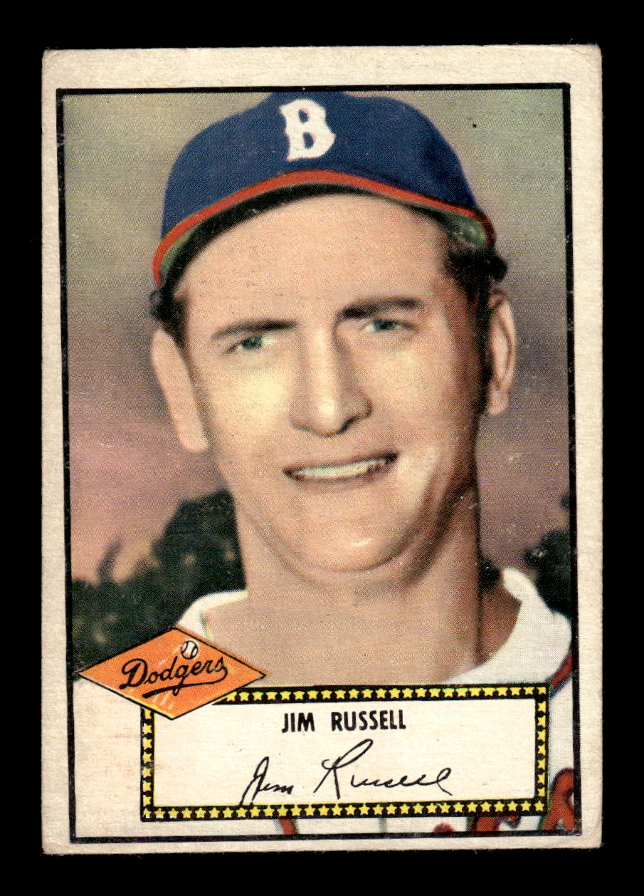 1952 Topps #51 Jim Russell Brooklyn Dodgers LOW GRADE CS26014728