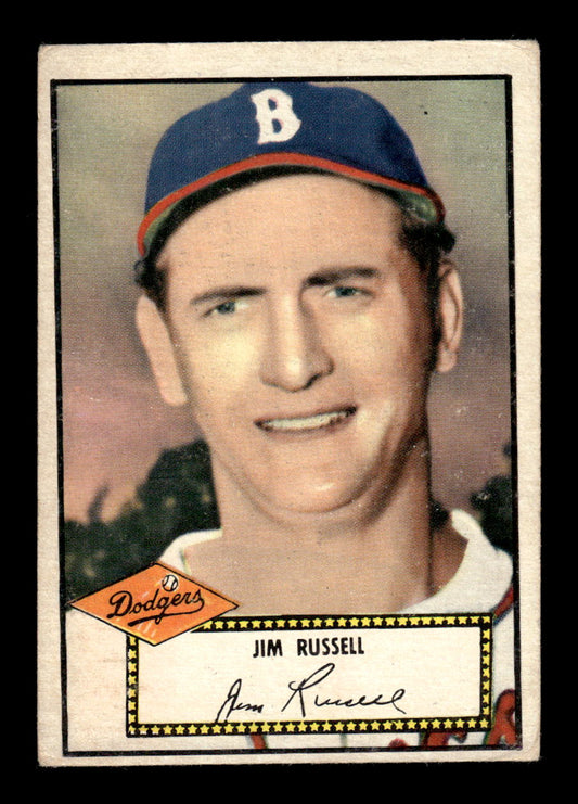 1952 Topps #51 Jim Russell Brooklyn Dodgers LOW GRADE CS26014728