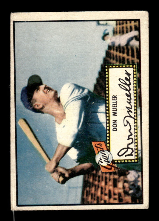 1952 Topps #52 Don Mueller New York Giants LOW GRADE CS26014729