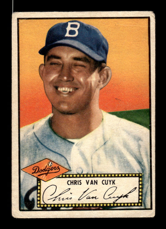 1952 Topps #53 Chris Van Cuyk Brooklyn Dodgers LOW GRADE CS26014730