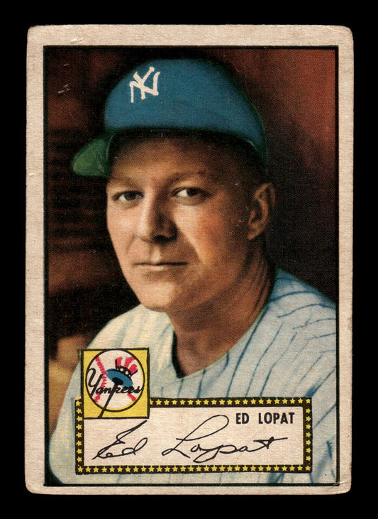 1952 Topps #57 Ed Lopat New York Yankees LOW GRADE CS26014734