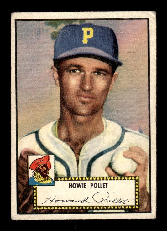 1952 Topps #63 Howie Pollet Pittsburgh Pirates LOW GRADE CS26014739