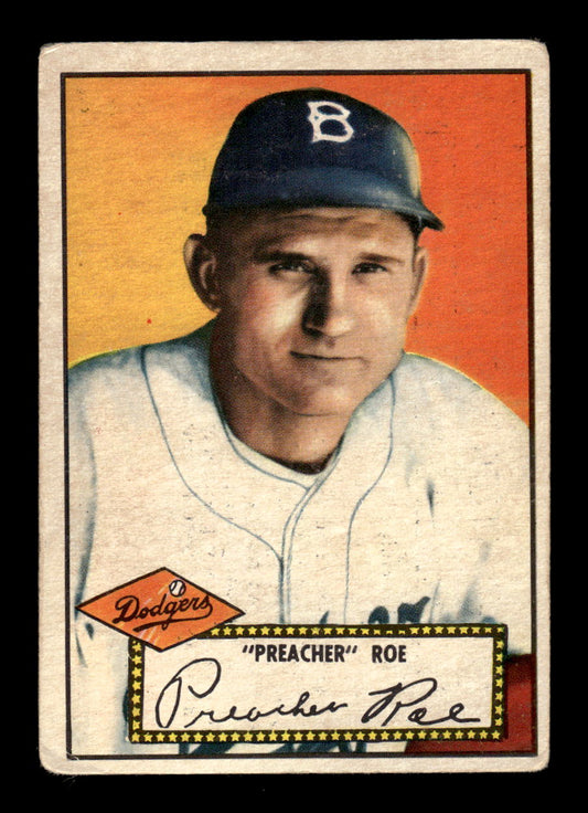 1952 Topps #66 Preacher Roe Brooklyn Dodgers LOW GRADE CS26014741