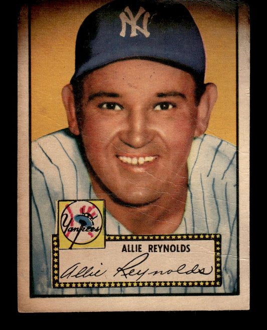 1952 Topps #67 Allie Reynolds New York Yankees LOW GRADE CS26014743