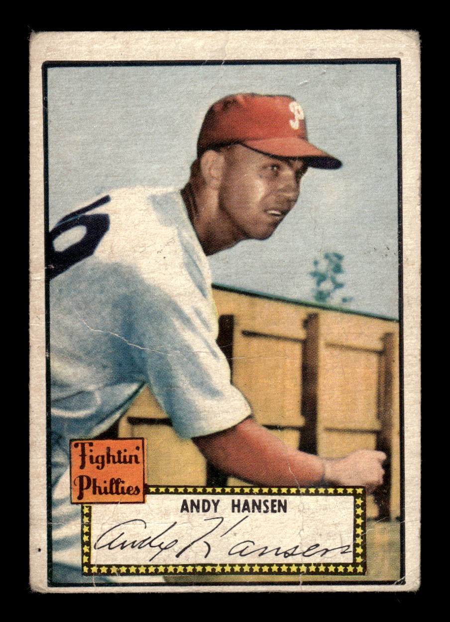 1952 Topps #74 Andy Hansen Philadelphia Phillies LOW GRADE CS26014749