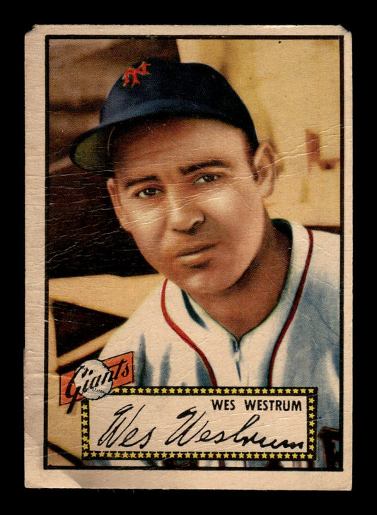 1952 Topps #75 Wes Westrum New York Giants LOW GRADE CS26014750