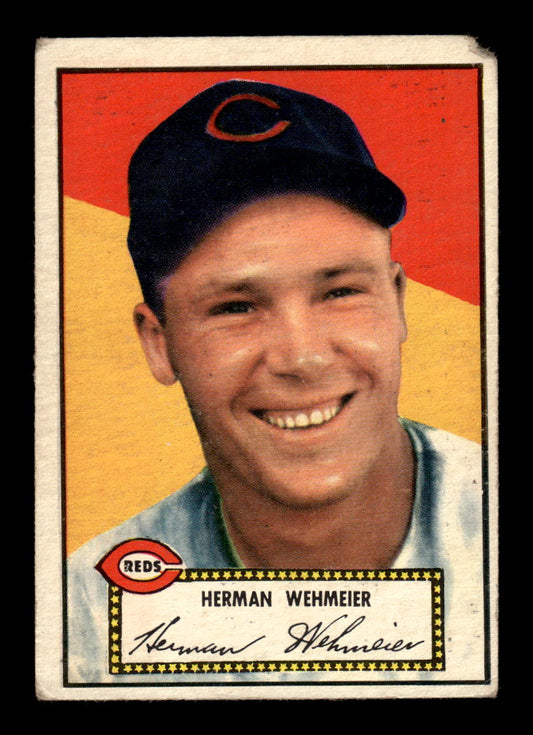 1952 Topps #80 Herman Wehmeier Cincinnati Reds LOW GRADE CS26014755
