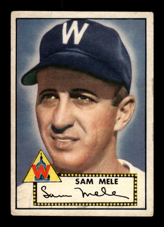 1952 Topps #94 Sam Mele Washington Senators LOW GRADE CS26014766