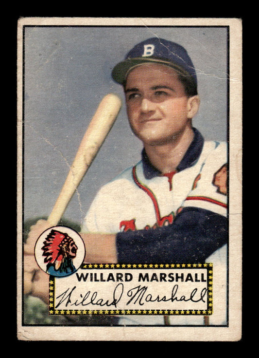 1952 Topps #96 Willard Marshall Boston Braves LOW GRADE CS26014768