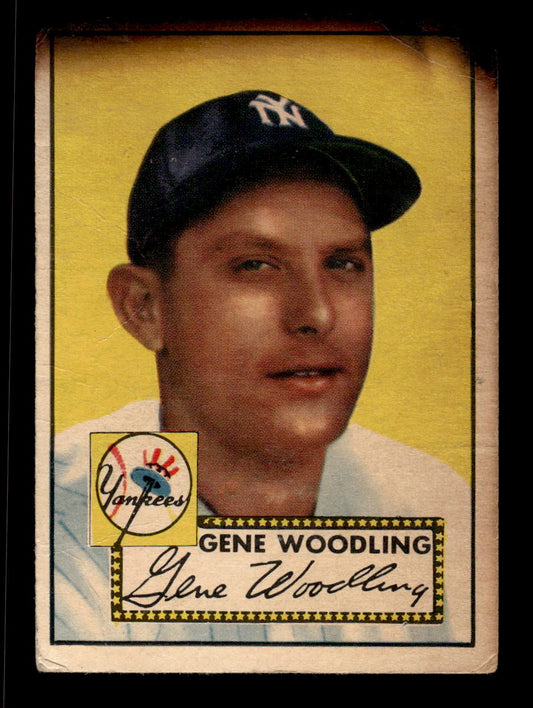 1952 Topps #99 Gene Woodling New York Yankees LOW GRADE CS26014771