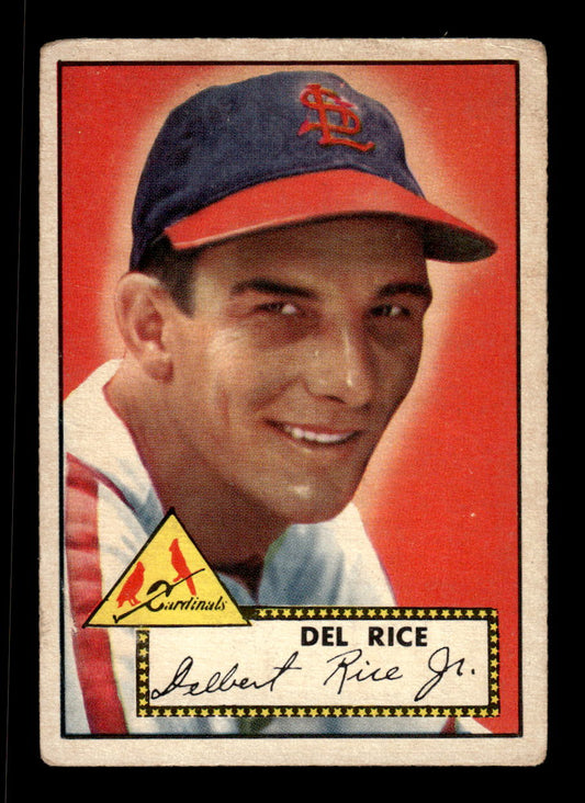 1952 Topps #100 Del Rice St. Louis Cardinals LOW GRADE CS26014772