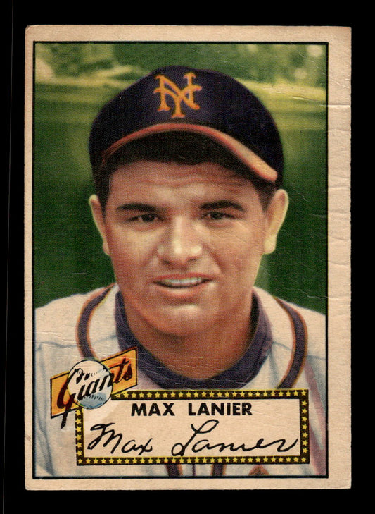 1952 Topps #101 Max Lanier New York Giants LOW GRADE CS26014773
