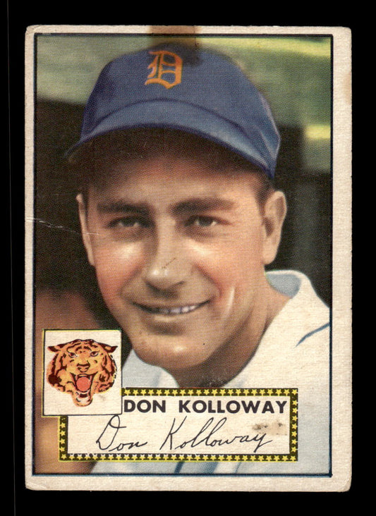 1952 Topps #104 Don Kolloway Detroit Tigers LOW GRADE CS26014776